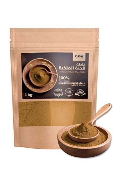clenz خلطة الحناء الملكية مع ١٢ عشبة - ١٠٠٠ غرام