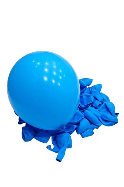 Party and Story 50pcs 12" Latex Balloons Matte Sky Blue