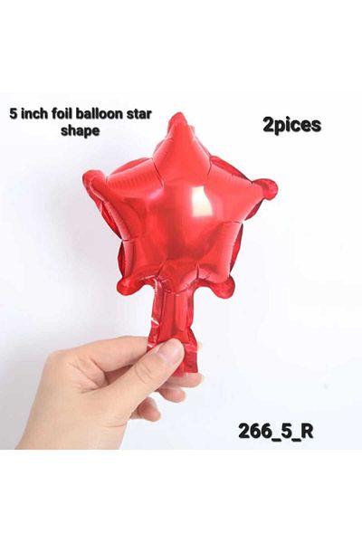 Party and Story 5 inch star shape foil balloon 3pcs