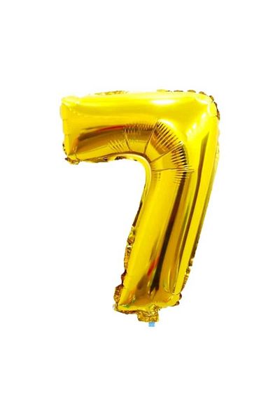 Party and Story Foil number balloon, gold color, size 43 cm, 18 inches