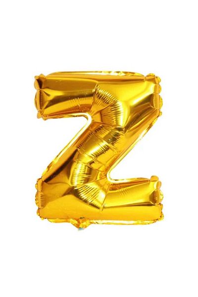 Party and Story Foil letter balloon, 32 inches, gold color, 80 cm
