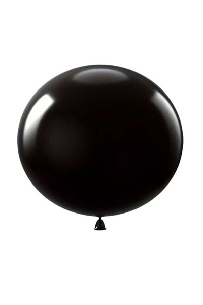 Party and Story 18 inch black latex balloon color 25pcs