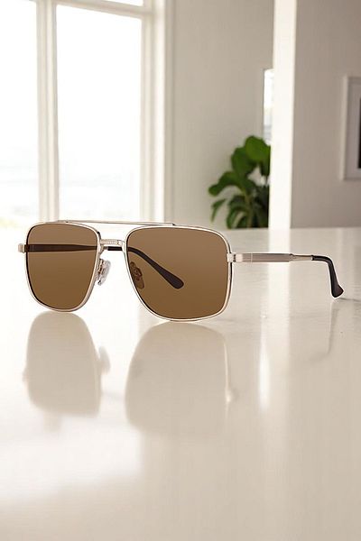 Daniel Klein Original 100% Polarized Uv400 Protection Gold Color Men Sunglasses Dkg6258C3