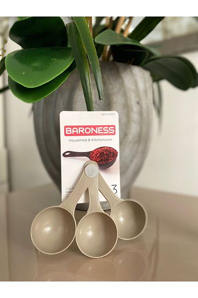 Starlight Home Set of 3 Measuring Spoons for Detergent Coffee Spice