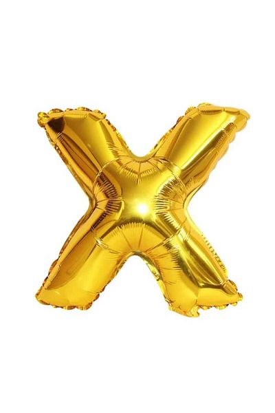 Party and Story Foil letter balloon, size 42 inches, gold color, 110 cm