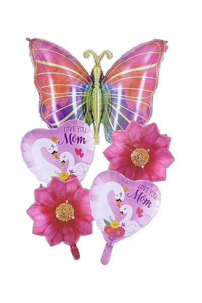 Party and Story Mother's Day five-piece foil balloon set
