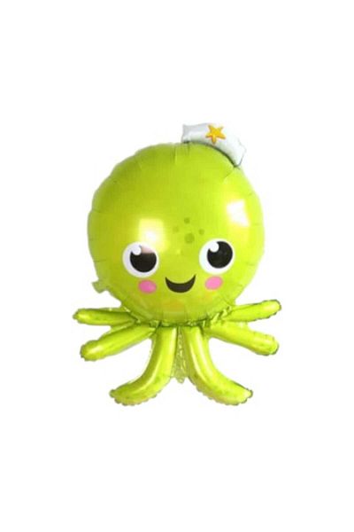 Party and Story A foil balloon in the shape of an octopus
