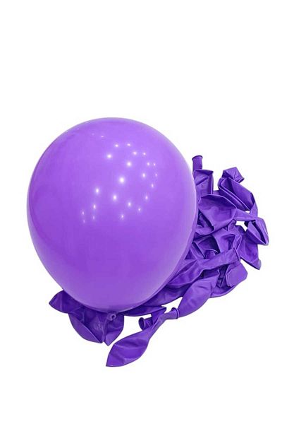 Party and Story 50 pieces of 12-inch latex balloons, dark purple
