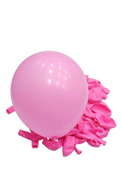 Party and Story 50pcs 12" Latex Balloons Matte Pink