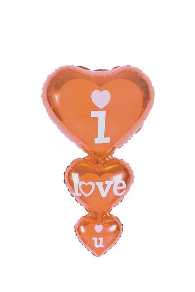Party and Story A heart-shaped foil balloon with the phrase â€œI love you.â€Size 98*49.50CM
