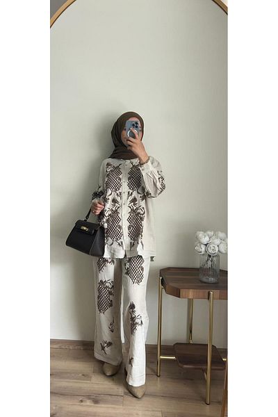 Butik Embroidered Embroidered Pearl Trousers Suit