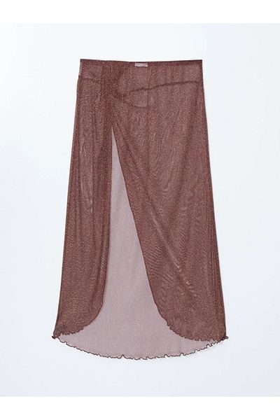 LC Waikiki Lcw Dream Mixed Elastic Waist Glitter Women's Pareo