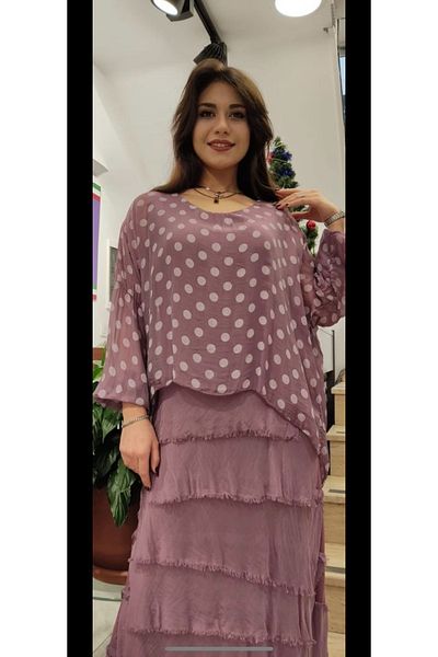 Cb Made In Italy Katkat Silk Dress