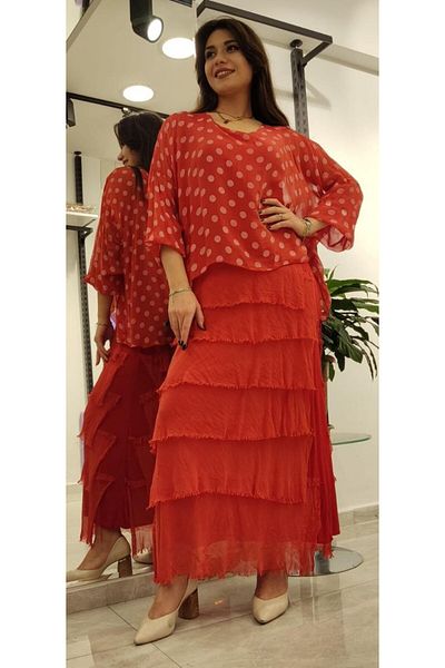 Cb Made In Italy Katkat Silk Dress