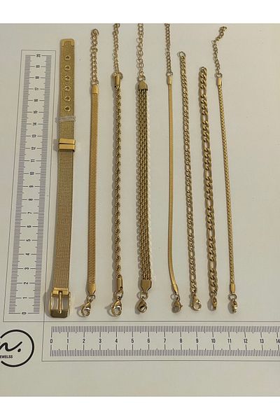 Rupen Kraft 316 L Surgical Steel Rope Model Stainless Tarnish Steel Bracelet Gold