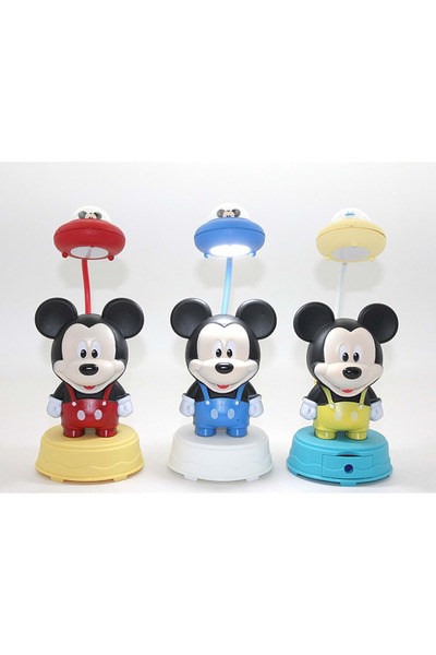 Store Mr Mickey Mouse Masa Üstü Lamba Şarjlı