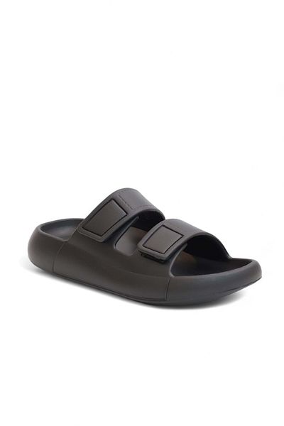 Konfores 2153 Velcro Ultra Light Eva Sole Men's Slippers Compatible for Pool, Beach, Daily, Umrah and Hajj