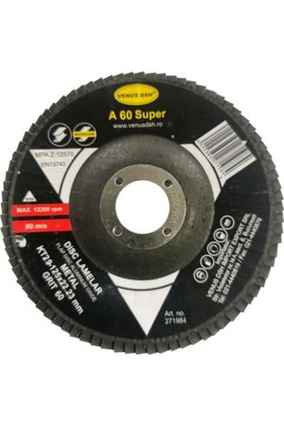 Venus Dsh Disc Lam. Frontal Metal Kt29 - 125X22.23 Mm, Gr. 60