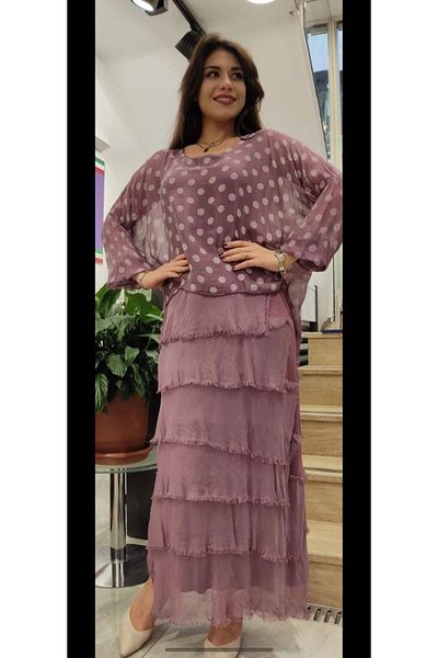 Cb Made In Italy Katkat Silk Dress