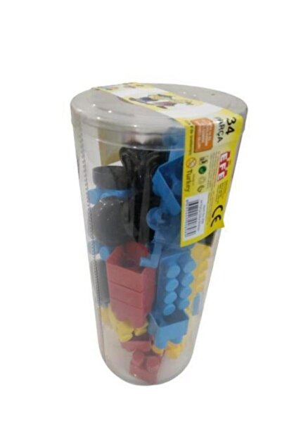 Efe Oyuncak مجموعة مكعبات 34 قطعة من إي في إي تويز 898