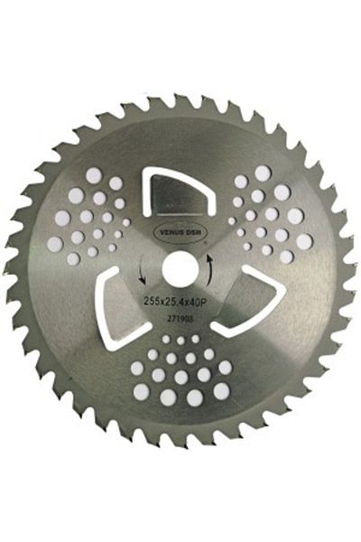 Venus Dsh Disc Cosire Pentru Motocoasa Tct 250 X 25.4 X 1.3 Mm - 40T, 3 Aripioare