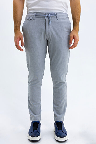 kesiketiket Kesik Etiket Jogger Bez Ayağı Pantolon AÇIK GRİ