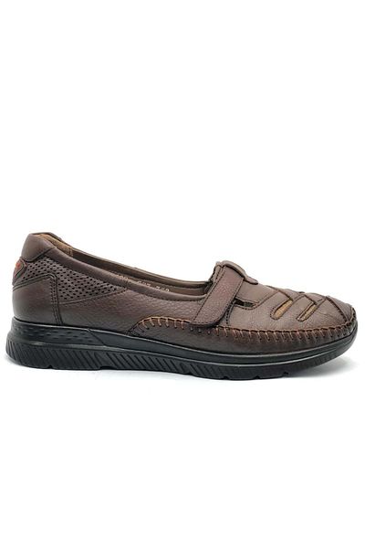 Kocamanlar Ayakkabı Forelli Elena Orthopedic Comfort Women's Shoes - Pistol