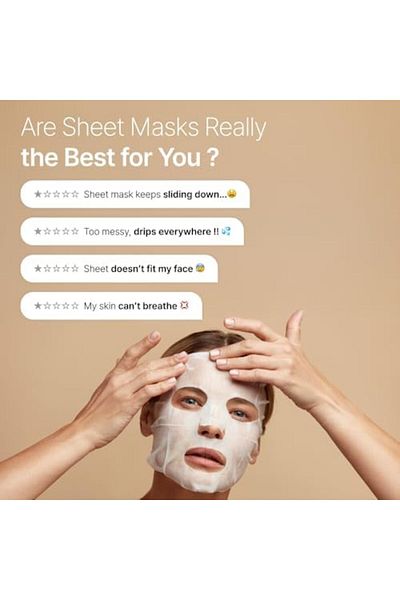 MOISTEN Menoskin Quick Bubble Face Mask, Korean Hydrating Face Mask, 8 Variants - Hyaluronic Acid, Moisturiz