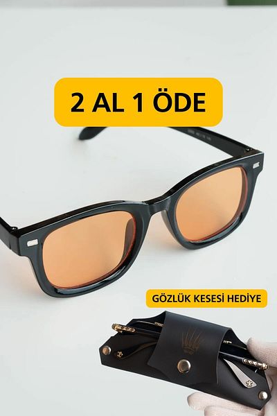 WATCHOFROYAL Royal Eyewear Re2303 Black Orange Sunglasses