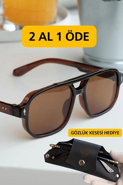 WATCHOFROYAL Royal Eyewear Re1009 Dark Brown Sunglasses