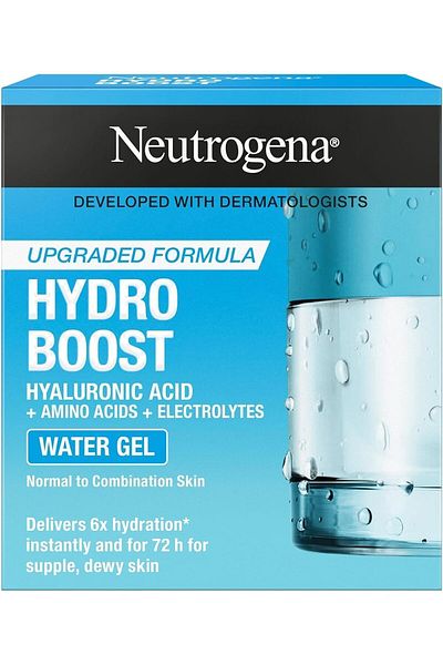 Neutrogena Face Moisturizer Water Gel, Hydro Boost, Normal To Combination Skin, Lightweight and Oil-