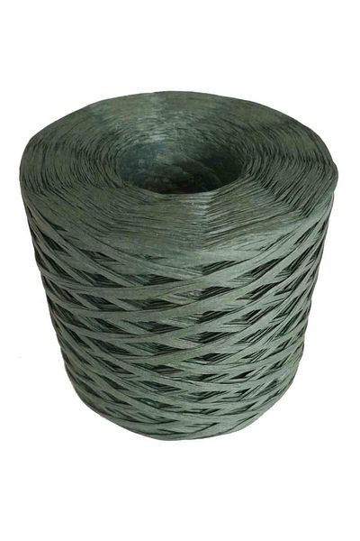 Nusrat Bilişim New Imported Raffia Rope Dark Green Bag Accessory