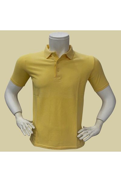 GÖMLEK GALERİSİ Men's 100% Cotton Regular Cut Polo Neck Summer T-Shirt