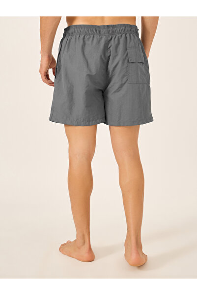 Styli Solid Regular Swim Shorts with Contrast Drawstring