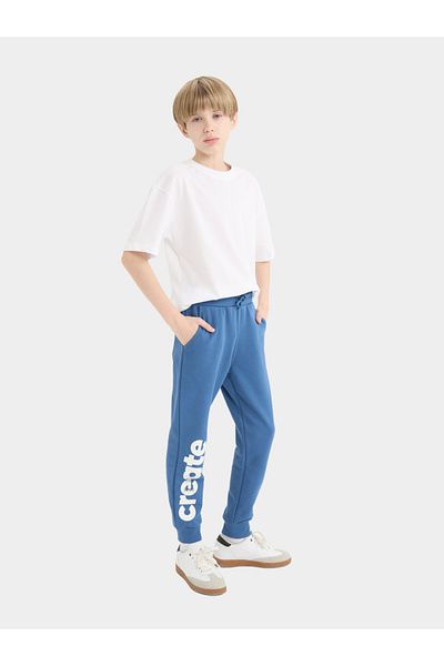 DeFacto Kids Blue Printed Jogger Pants