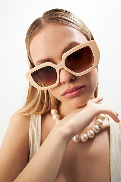 Aqua Di Polo 1987 Beige Women's Sunglasses Apsn010503