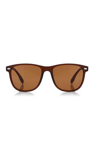 Aqua Di Polo 1987 نظارات شمسية للجنسين باللون البني Apsn 009602 --50 إيكارتمن