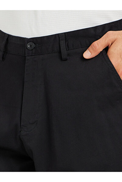 Styli Plain Stretch Satin Wide Leg Chino Pants