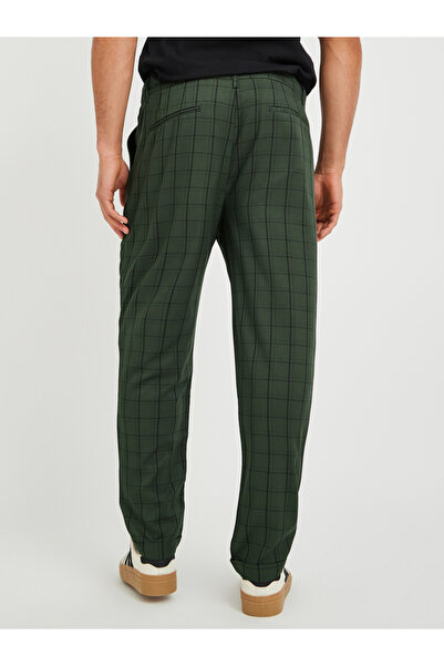 Take Two By Styli Checked Print Slant Pocket Pants