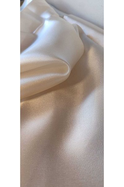 River Fabrics Satin Organza Beige