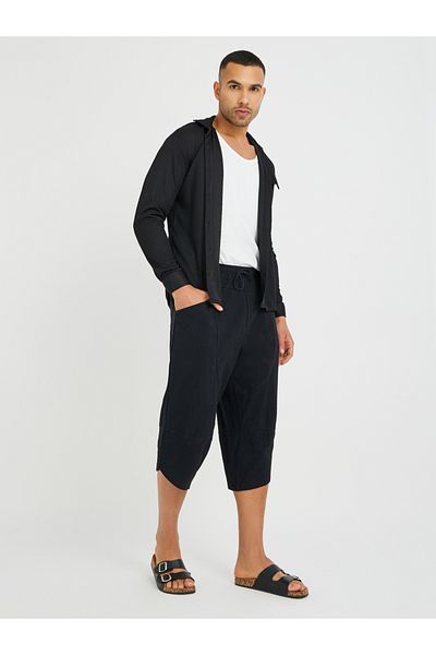 Styli Cotton Linen Woven Pant with Drawstring