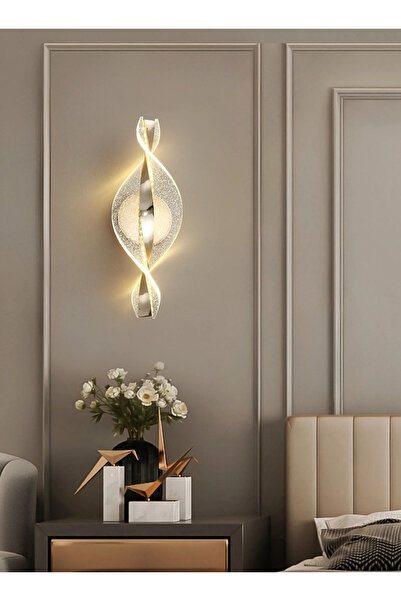 burenze Modern Ledli Aplik Tasarım Gold Sarı Gün Işığı Duvar Aplik