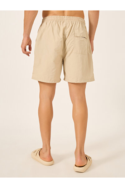 Styli Solid Contrast Drawstring Swim Shorts