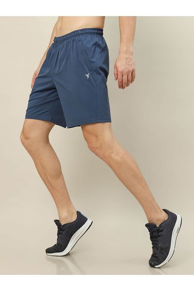 Technosport By Styli Solid 2-Way Stretch Shorts