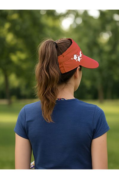 LAGRANZE Women's Wide Brim Visor Sun Hat - Adjustable Summer Brim Velcro Beach Hat