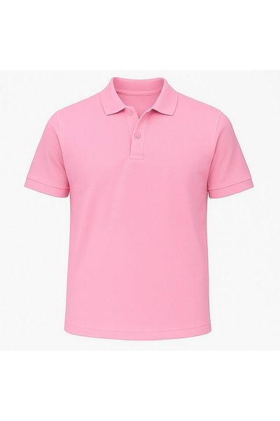 The Clover Men's Polo Neck Button Short Sleeve 100% Cotton T-Shirt Thclvr.Dncr