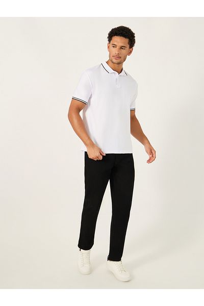 Styli Regular Fit Short Sleeve Stretch Polo T-Shirt
