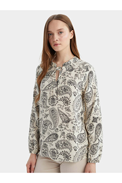 DeFacto Women Black Printed Blouse