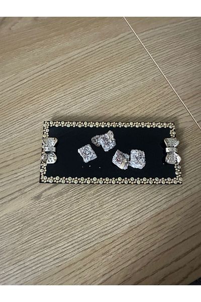 Dumans home Presentation Plate Delight Plate Promise Engagement Ring Plate Mirror