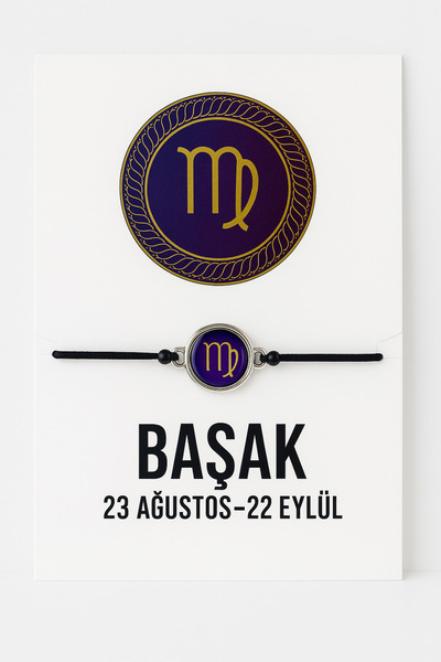 MakeWell Burç Bileklikleri Tarihli Koç Kova Boğa İkizler Yengeç Burçları İpli...